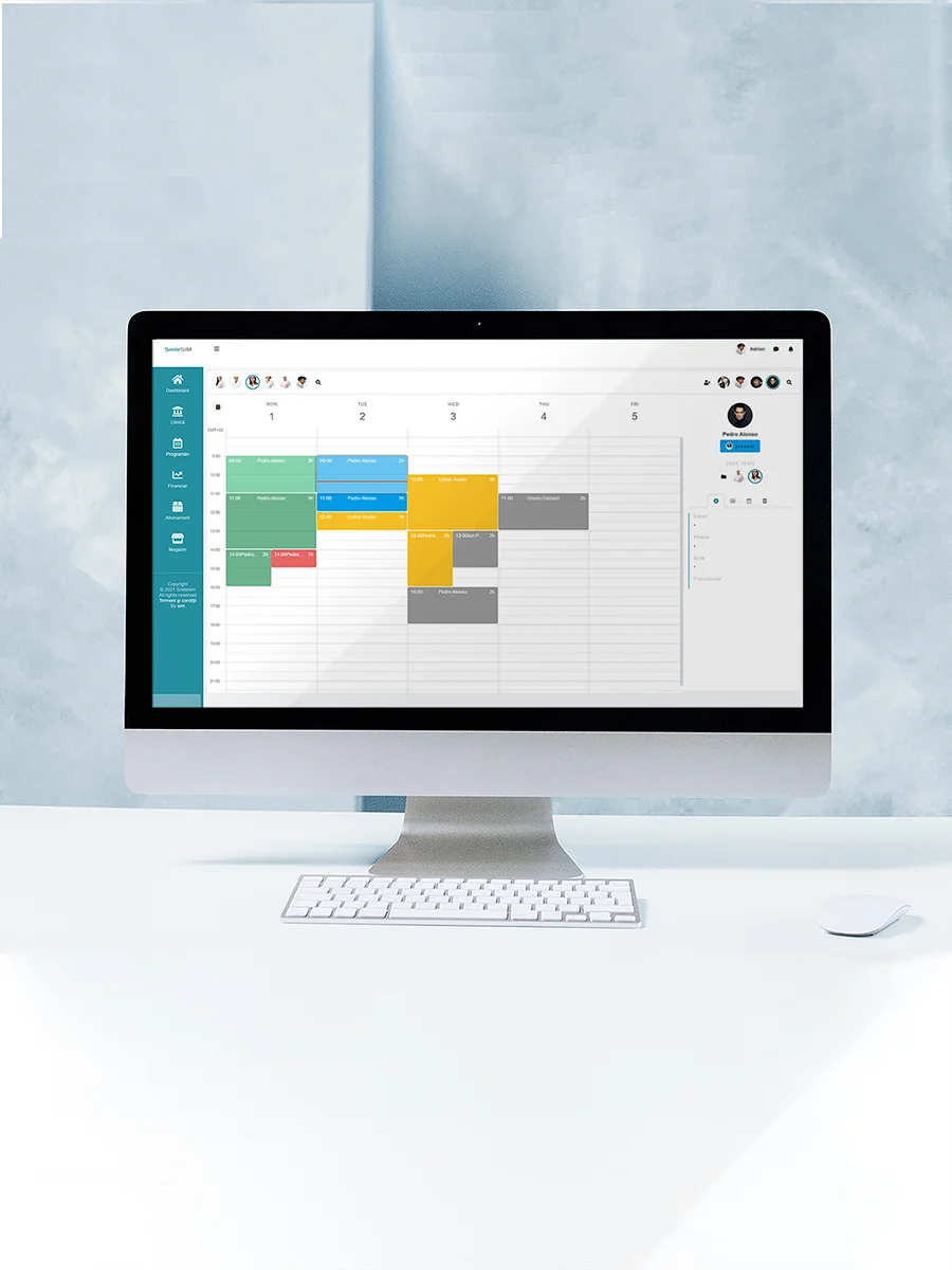 Rendez-vous du patient fonction d'application logicielle